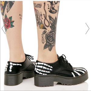 Grave robber derby shoes